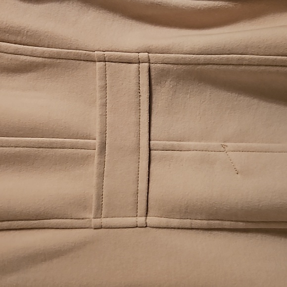 Lands End Creme/Lt Beige/Camel color Pea Coat size 4P EUC - Picture 12 of 13